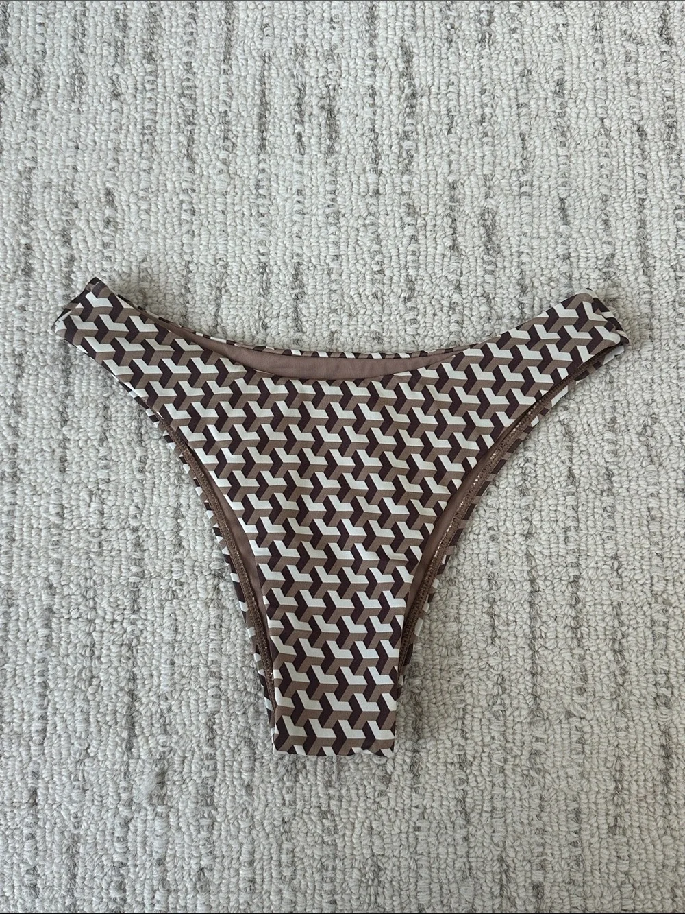 Monday Swimwear Byron Bottom - Husk Geo